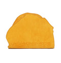A BATHING APE APE HEAD SUEDE EMBOSSED POUCH