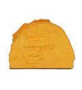 A BATHING APE APE HEAD SUEDE EMBOSSED POUCH