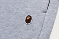 A BATHING APE Ladies' ONE POINT CHECK BOXER LAYERED SWEAT JORTS