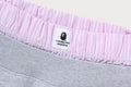 A BATHING APE Ladies' ONE POINT CHECK BOXER LAYERED SWEAT JORTS