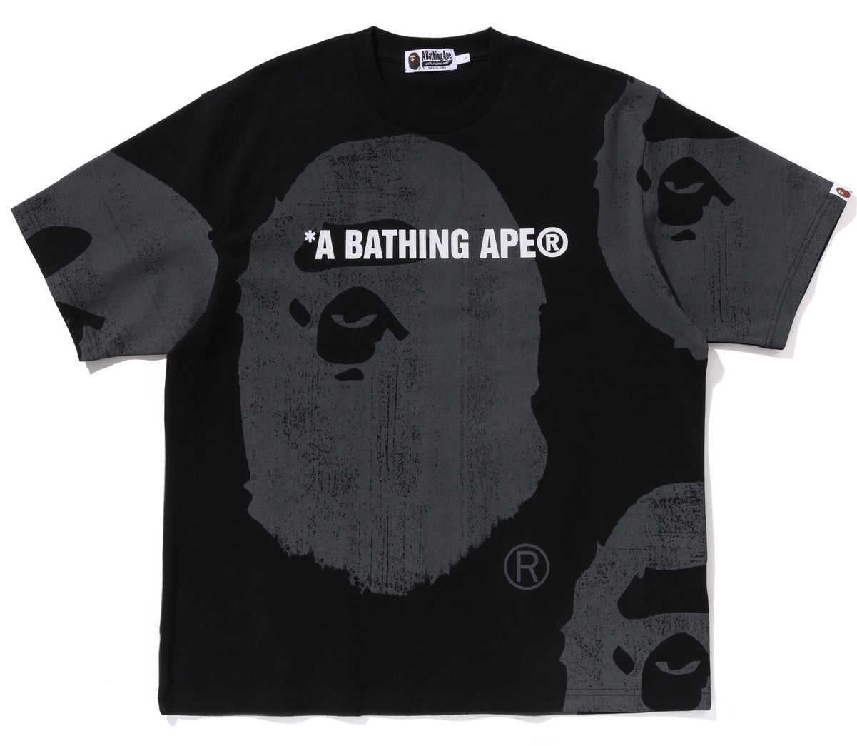 【 A BATHING APE】WATER PRINT APE HEAD RELAXED FIT Tシャツ A BATHING APE WATER PRINT APE HEAD RELAXED FIT TEE