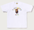 A BATHING APE BAPE x MEDICOM TOY 30TH ANNIV. COLLEGE MILO TEE