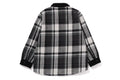 A BATHING APE BAPE KIDS BAPE CHECK APE HEAD SHIRT JACKE ( KIDS & JUNIOR )