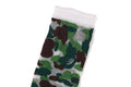 A BATHING APE Ladies' ABC CAMO SHEER SOCKS