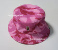 A BATHING APE Ladies' WOODLAND CAMO BUCKET HAT
