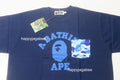 A BATHING APE ABC CAMO COLLEGE POCKET RELAXED TEE
