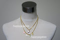 A BATHING APE Ladies' BAPE APE HEAD DOUBLE CHAIN NECKLACE