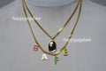 A BATHING APE Ladies' BAPE APE HEAD DOUBLE CHAIN NECKLACE