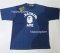 A BATHING APE CUTTING COLLEGE RELAXED TEE