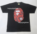 A BATHING APE COLOR CAMO BIG APE HEAD TEE