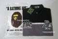 A BATHING APE COLOR BLOCKING OVERSIZED RUGBY POLO