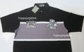 A BATHING APE COLOR BLOCKING OVERSIZED RUGBY POLO