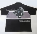 A BATHING APE COLOR BLOCKING OVERSIZED RUGBY POLO