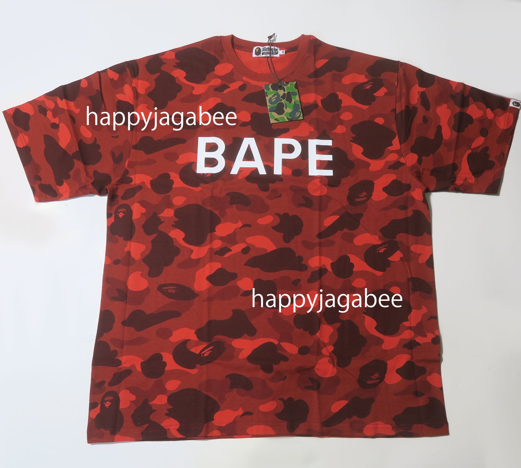 A BATHING APE COLOR CAMO BAPE TEE