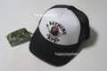 A BATHING APE APE CROSSBONE COLLEGE MESH CAP