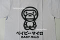 A BATHING APE BRUSH BABY MILO TEE