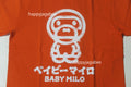 A BATHING APE BRUSH BABY MILO TEE