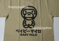 A BATHING APE BRUSH BABY MILO TEE