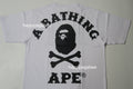 A BATHING APE BIG APE CROSSBONE COLLEGE TEE