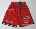 A BATHING APE BAPE x M&N Mitchell & Ness MIAMI HEAT JERSEY SHORTS