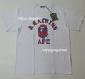 A BATHING APE GRAFFITI PATTERN COLLEGE TEE