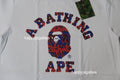 A BATHING APE GRAFFITI PATTERN COLLEGE TEE