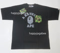 A BATHING APE ABC CAMO COLLEGE POCKET RELAXED TEE