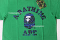 A BATHING APE GRAFFITI PATTERN COLLEGE TEE