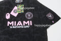 A BATHING APE BAPE x INTER MIAMI CF CAMO TEE (White / Black)