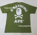 A BATHING APE BIG APE CROSSBONE COLLEGE TEE