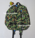 A BATHING APE BABY MILO STORE ABC MILO ALL FRIENDS CAMO BACKPACK