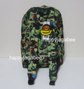 A BATHING APE BABY MILO STORE ABC MILO ALL FRIENDS CAMO BACKPACK