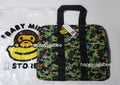 A BATHING APE BABY MILO STORE ABC MILO ALL FRIENDS CAMO FOLDABLE TRAVEL BAG