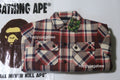 A BATHING APE BAPE CHECK CPO JACKET