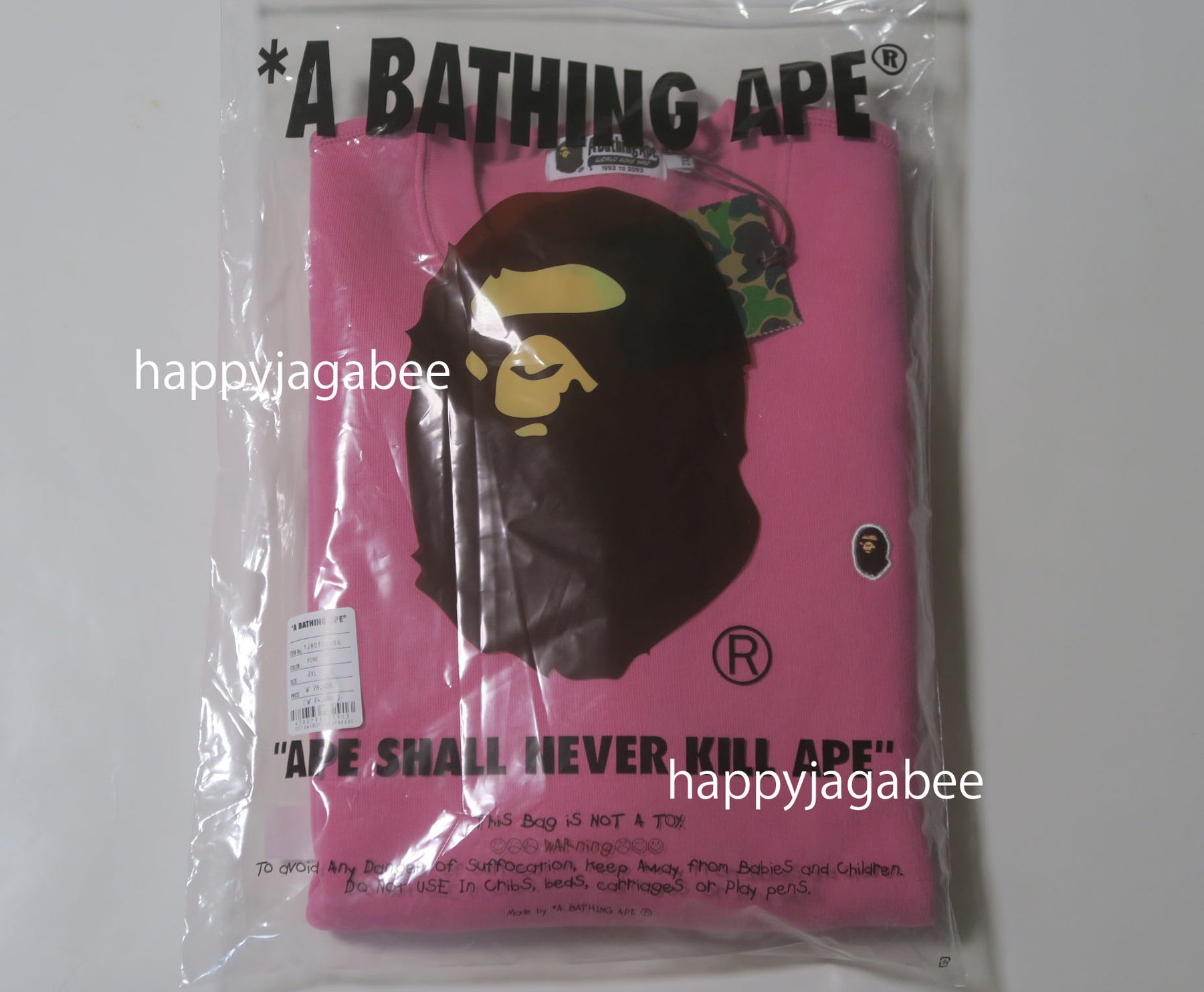 A BATHING APE APE HEAD ONE POINT CREWNECK – happyjagabee store