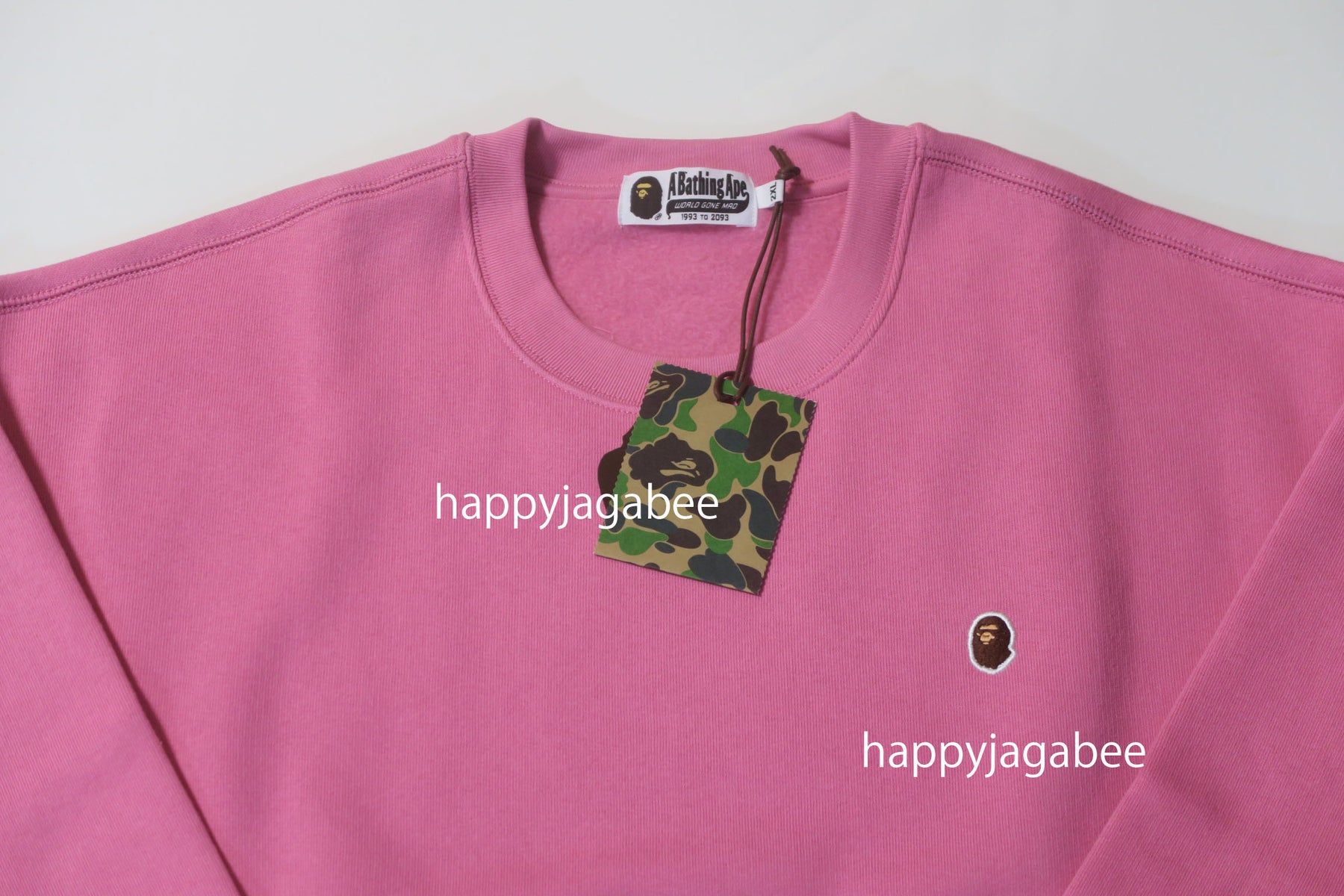 A BATHING APE APE HEAD ONE POINT CREWNECK – happyjagabee store