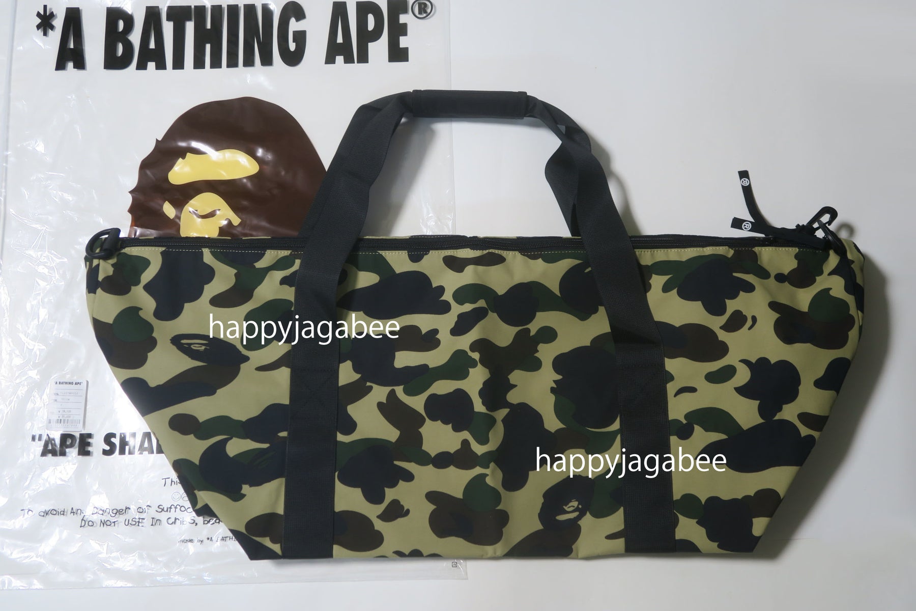 A BATHING APE 1ST CAMO DUFFLE BAG happyjagabee store