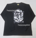 A BATHING APE ABC CAMO JAPANESE LETTERS L/S TEE