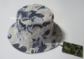 A BATHING APE BAPE ART CAMO BUCKET HAT