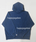 A BATHING APE A RISING BAPE INDIGO PULLOVER HOODIE ( RELAXED FIT )