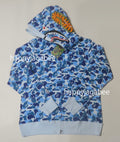 A BATHING APE ABC CAMO DOUBLUE SHARK FULL ZIP HOODIE