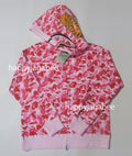 A BATHING APE ABC CAMO DOUBLUE SHARK FULL ZIP HOODIE
