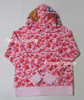A BATHING APE ABC CAMO DOUBLUE SHARK FULL ZIP HOODIE