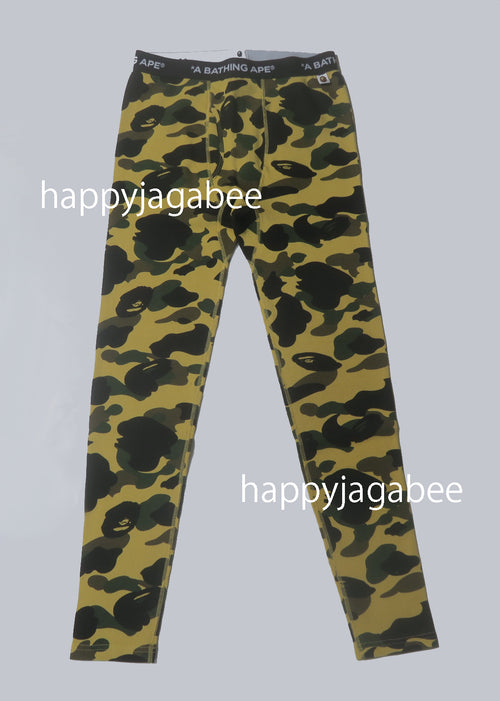A BATHING APE A BATHING APE 1ST CAMO THERMAL LEGGINGS