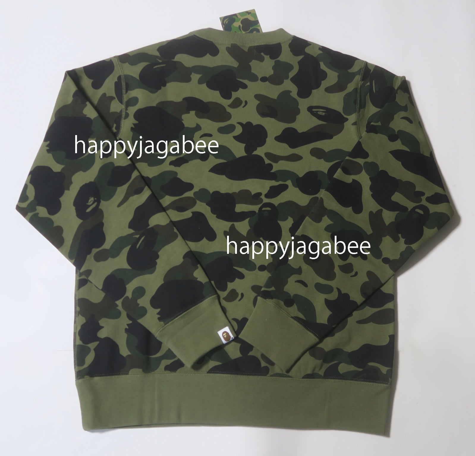 A BATHING APE 1ST CAMO ONE POINT CREWNECK happyjagabee store