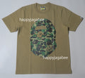 A BATHING APE Ladies' ABC CAMO BIG APE HEAD TEE