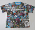 A BATHING APE COMIC ART RELAXED FIT TEE