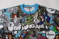 A BATHING APE COMIC ART RELAXED FIT TEE