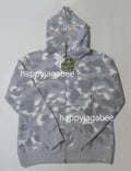 A BATHING APE CITY CAMO SHARK FULL ZIP HOODIE