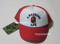 A BATHING APE ONLINE EXCLUSIVE GO APE POINTER COLLEGE MESH CAP